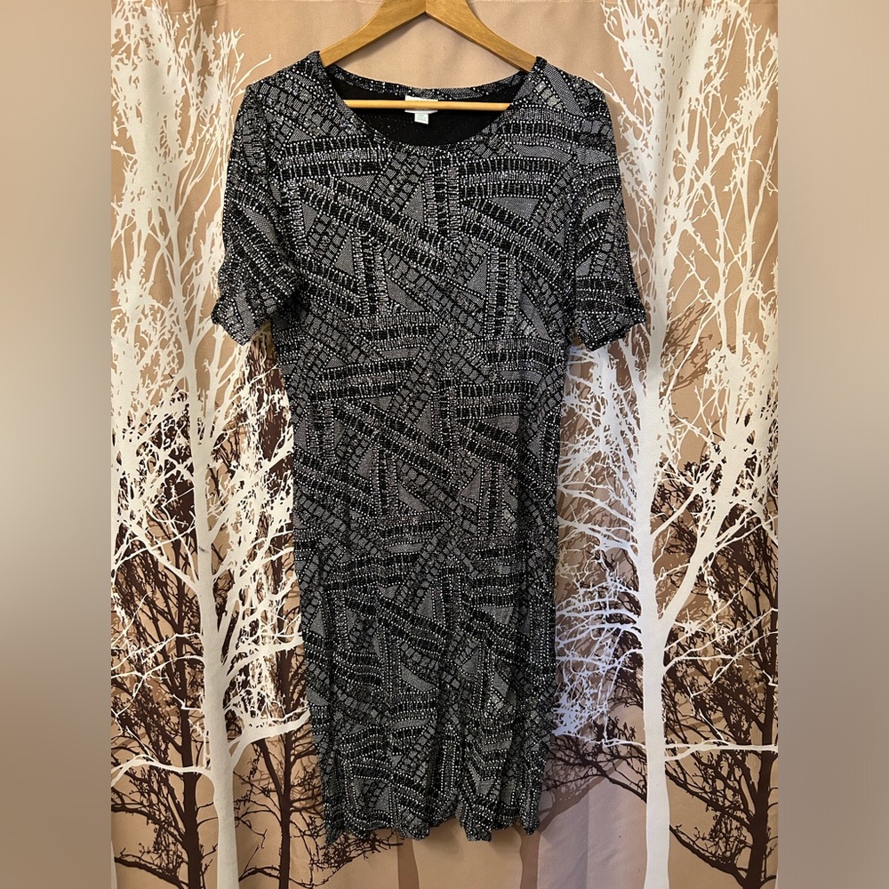 LuLaRoe 2X Julia Elegant Sparkle Dress